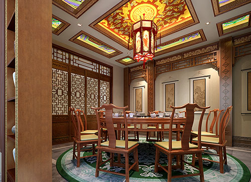 仙居中式古典风格家居装修设计效果图