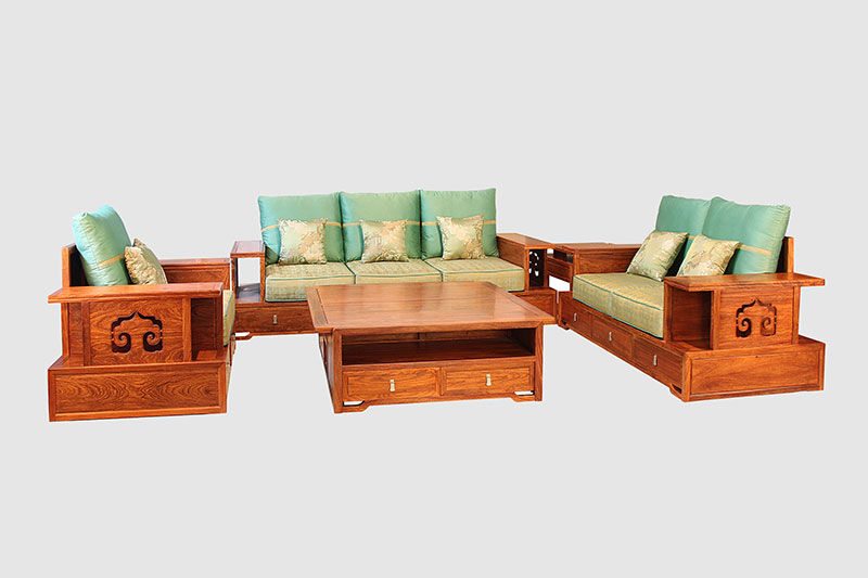 仙居中式实木沙发简直太美了