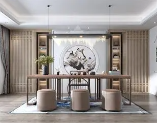 仙居新中式风格茶室如何规划设计