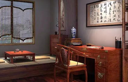 仙居书房中式设计美来源于细节